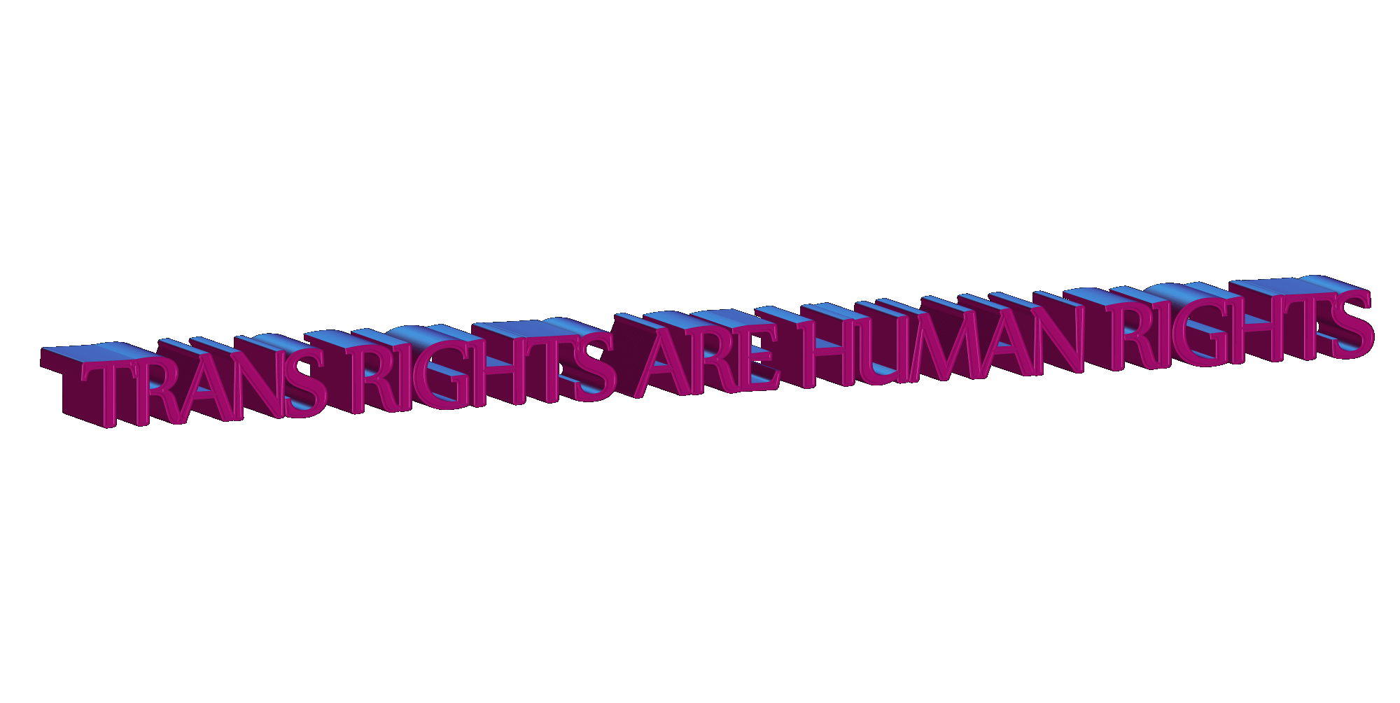 TRANS RIGHTS ARE HUMAN RIGHTS
